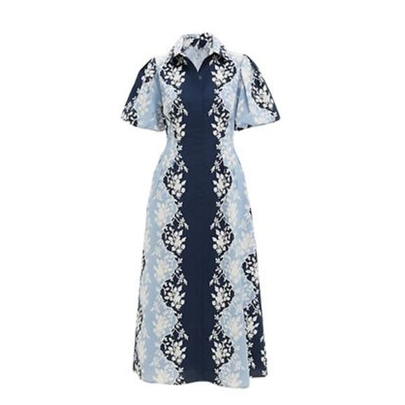 TUCKERNUCK Blue Fog Delaney Dress Size XL NWT Retail $298 Tuckernuck - Picture 7 of 7